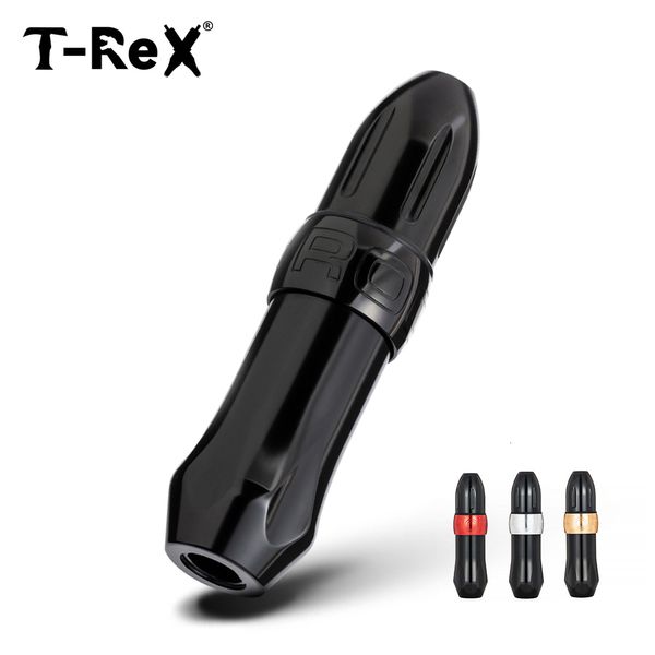 Máquina de Tatuagem TRex Caneta Rotativa de Maquiagem Permanente DC Potente Motor Gun Equipamento para Suprimentos de Agulhas de Cartucho 230728