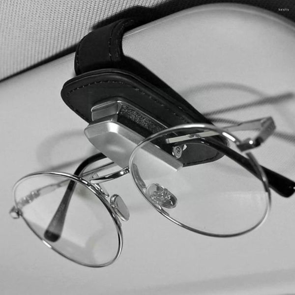 Accessori interni Visiera automatica Porta occhiali Clip Card Car Ticket Scatola universale Penna A6e1