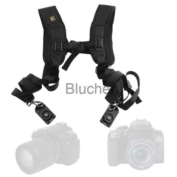 Kamera Çantası Aksesuarları Çift Çift Kamera Omuz Kayışı Hızlı Hızlı Slings Kamera Kemer Ayarı Kameralar İçin Hızlı Çıkış Dijital DSLR Kayışı X0727