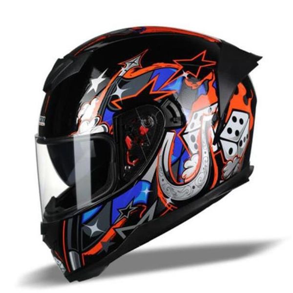 JIEKAI Offroad-Motorradhelm Herren-Renn-Vollhelm Outdoor-Sport-Reitausrüstung288a