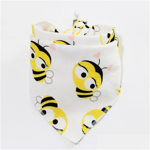 Bavaglini Burp Cloths Cartoon Cotton Baby Mtistyle Cute Toddler Infant Soft Triangle Drool Bavaglino Prezzo all'ingrosso Drop Delivery Kids Mater Dhmps