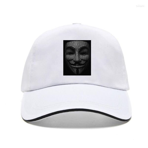 Vendetta Mask Erkek Kadınlar İçin Anonim Beyzbol Kapağı V Anonim Beyzbol Kapağı Viyiz% 99 Bill Hat DTG2
