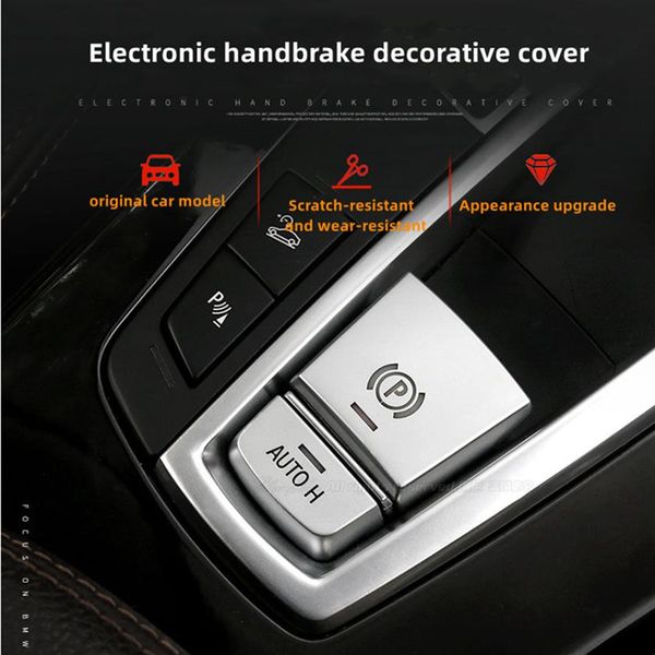 Auto elektronische Handbremse automatische Parktaste dekorative Aufkleber für Bmw 3 5 6 7 Serie X1 X3 X4 X5 X6 F30 E90 E92 F10 Gt Acc226g