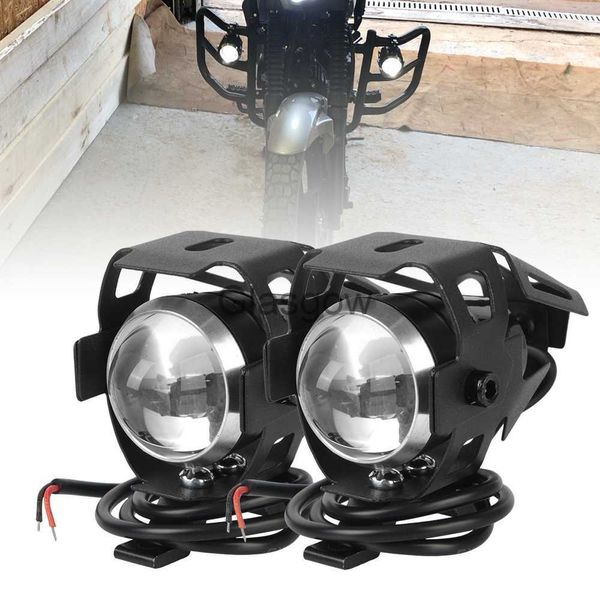 Illuminazione moto Accessori moto LED DRL Faretti Moto Spot Fendinebbia Lampada da lavoro ausiliaria Angel Eye Faro moto 2 pezzi x0728