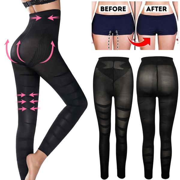 Taillen-Bauch-Shaper-Bein-Shapewear-Körperformer Anti-Cellulite-Kompressions-Leggings Frauen Schlankheitsmantel Oberschenkel-Sculpting Schlankere Taillen-Trainer-Hose 230728