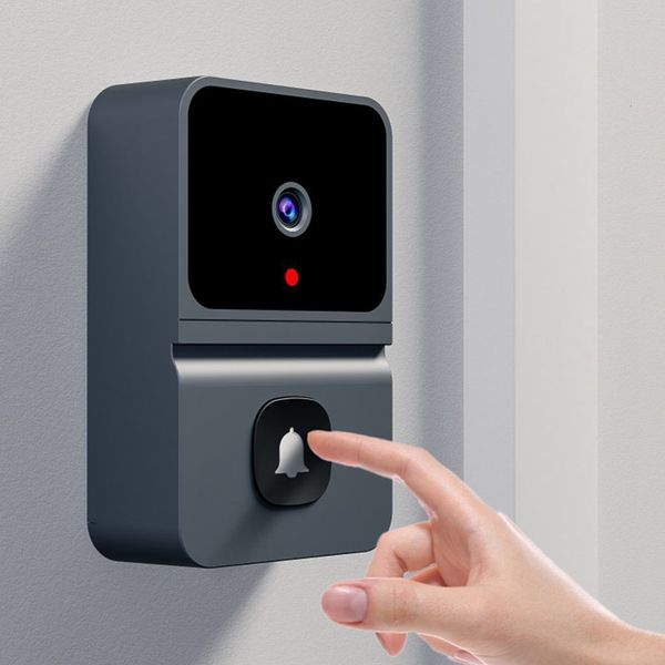 Campanelli Campanello senza fili WiFi Telecamera HD per esterni Campanello per porte di sicurezza Visione notturna Videocitofono Cambio vocale per telefono monitor domestico 230727