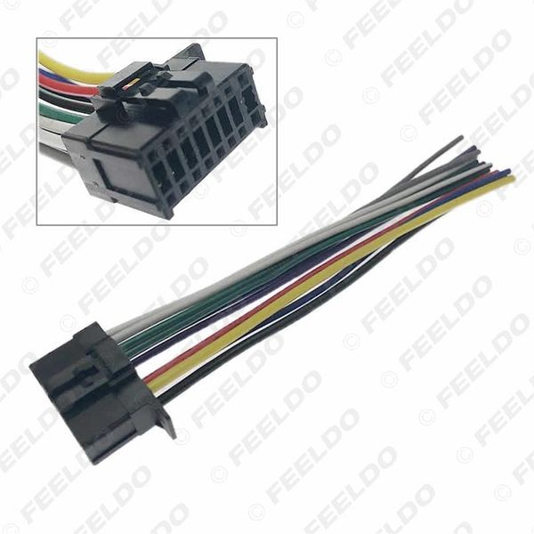 Plug del Connettore per adattatore per auto a 16 pin universali automobilistici per nuovo cavo stereo radio CD DVD Pioneer #6476288f