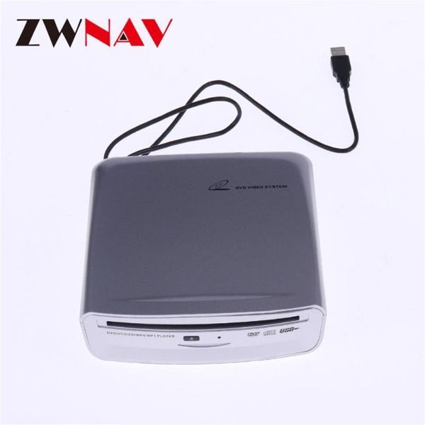 ZWNAV Unità DVD USB Unità ottica Slot per DVD esterno Lettore CD ROM per auto DVD VCD CD MP4 Lettore MP3 Disco Porta USB1295E