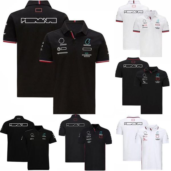 Formula 1 Summer T-shirt F1 Polos Team Uniform Racing Suit Manches courtes Plus Size Racing Fans T-shirt Casual Sports Shirt245o