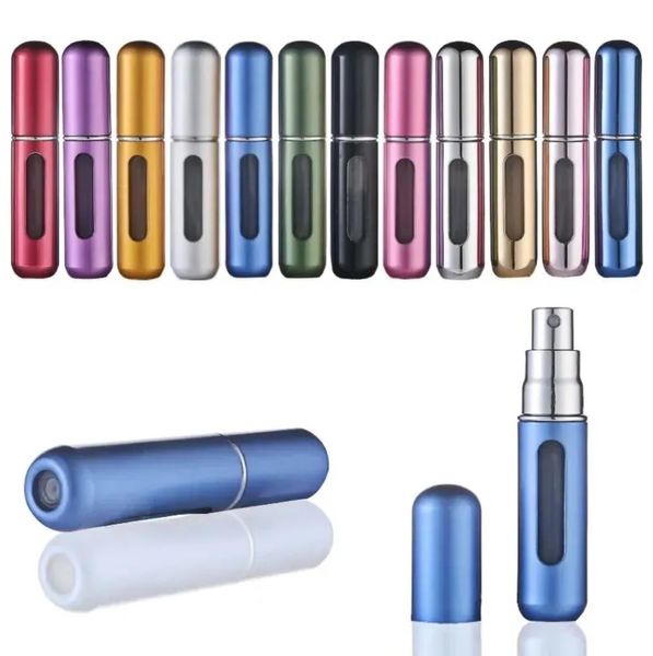 Новые 5 -мл портативные мини -пополнимые парфюмерные банки с ароматом с брызги пустые косметические контейнеры бутылка для инструментов для путешествий