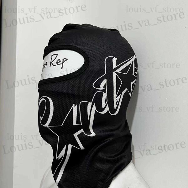 Beanie/Kafatası Kapakları Cor Crtz Maske Hip Hop Balaclava Headgear Mask Fahion Street Hat Yüksek Kalite Kapağı Erkekler T230728