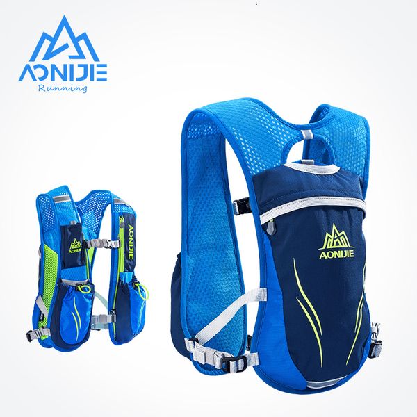 Outdoor-Taschen Aonijie E885 Trinkrucksack Rucksack Tasche Weste Geschirr für 1,5 l Wasserblase Wandern Camping Laufen Marathon Rennen Sport 5,5 l 230727