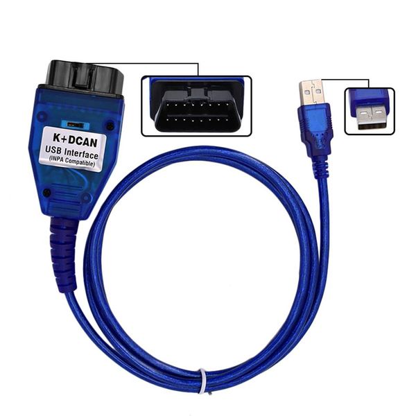 10pcs LOAT Высококачественный контроль переключателя K DCAN USB интерфейс для BMW INPA ediabas obd2 CAN CAN Diagnostic Tool227D