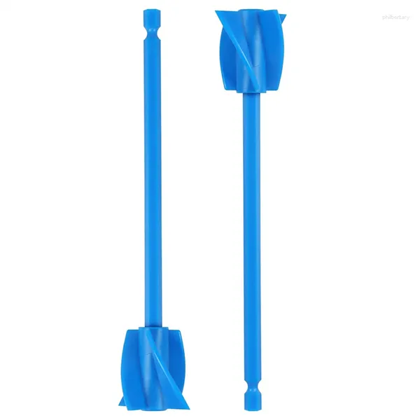 Blender 2 Pack Resin Mixer Paddle Attacco epossidico per trapano Vernice riutilizzabile Ceramica Smalto Silicone