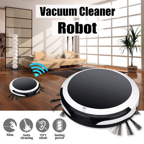 3IN1 Smart Robot Vacuum Comleder для домашнего офиса Широкий робот -зачистка всасывающая машина 1200pa Влажный сухой пылесос подметающий y247b