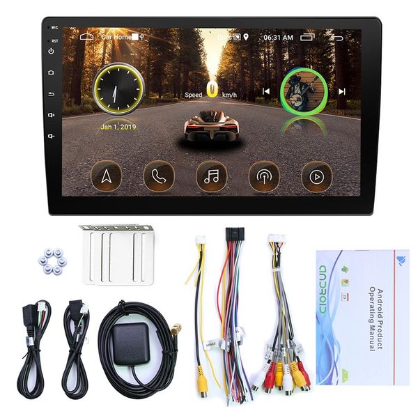 10 1 pollici HD Car Mp5 Player GPS Navigazione Mp3 Radio Macchina AIO per Android248r