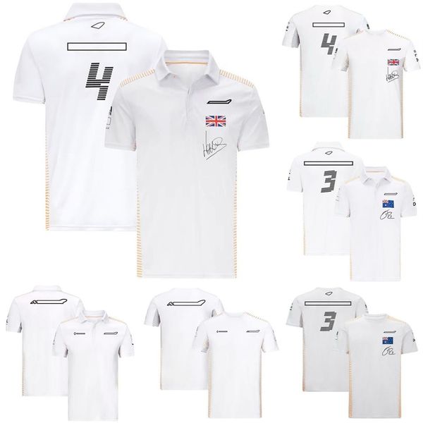 F1 Team Polo Shirt T-shirt Summer Formula 1 Driver Short Sleeved T-Shirt New F1 Racing Men Women Oversized T-shirts Outdoor Jersey225y