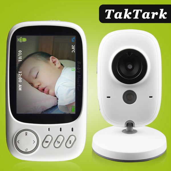 Bebek Monitörler 32 inç Kablosuz Video Renk Monitörü Yüksek Çözünürlüklü Dadı Güvenlik Kamera Gece Görme Sıcaklığı İzleme 230727
