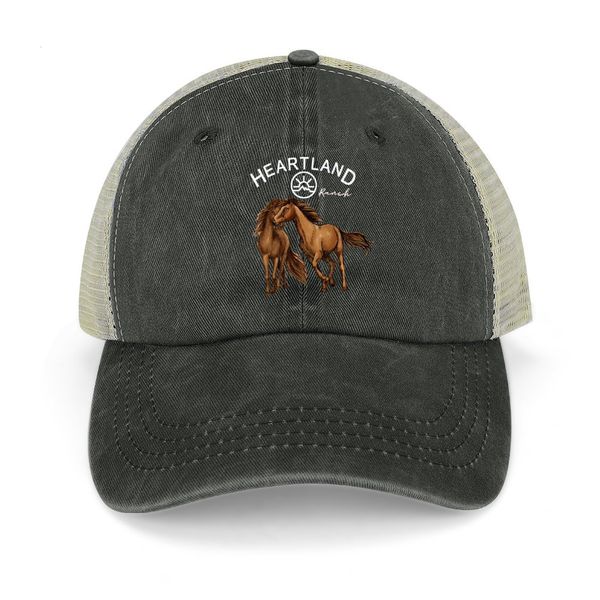 Ball Caps Heartland Ranch Heartland Horse Cowboy Hat папа была роскошная шляпа дикая шляпа шляпа Man Cap Women's 230727