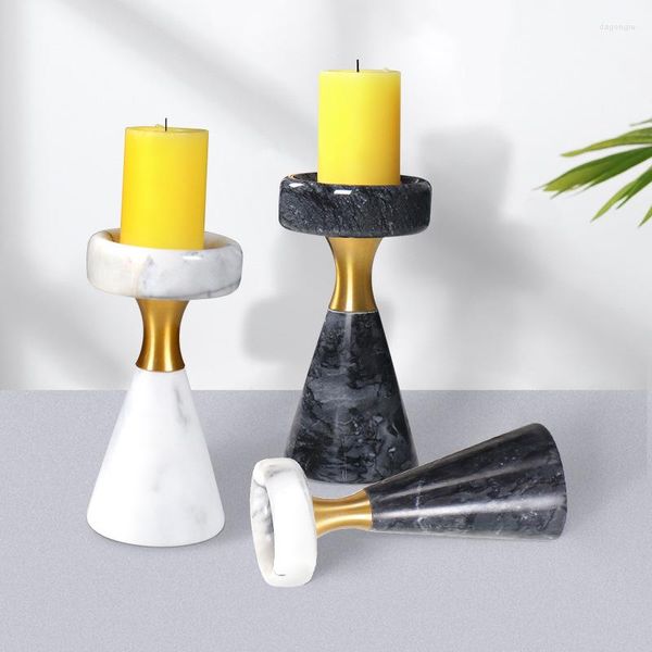 Portacandele Tavolo da pranzo Decor Holder Decorazione della casa Soggiorno Estetica Boujoire Lampadario Oggetti decorativi WZ50CH