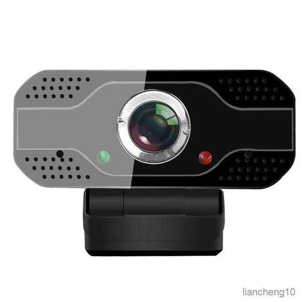 Webcams 1080P Webcam Stereo-Webkamera mit Mikrofon 1080P Web-Kamera Pro Stream-Kamera für Desktop-PC-Spiel für Meetings R230728