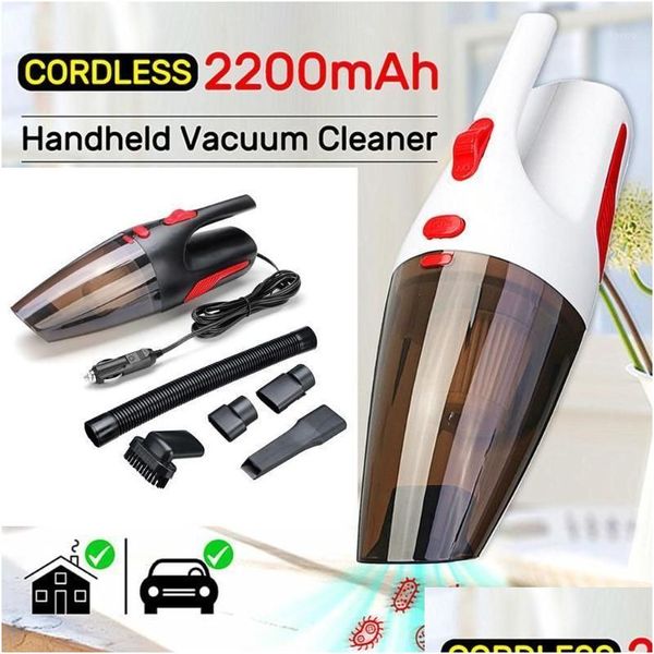 Car Vacuum Cleaner EST Портативная ручная ручная информация/автомобильная вилка 120 Вт 12 В 5000PA Супер всасывание/суха