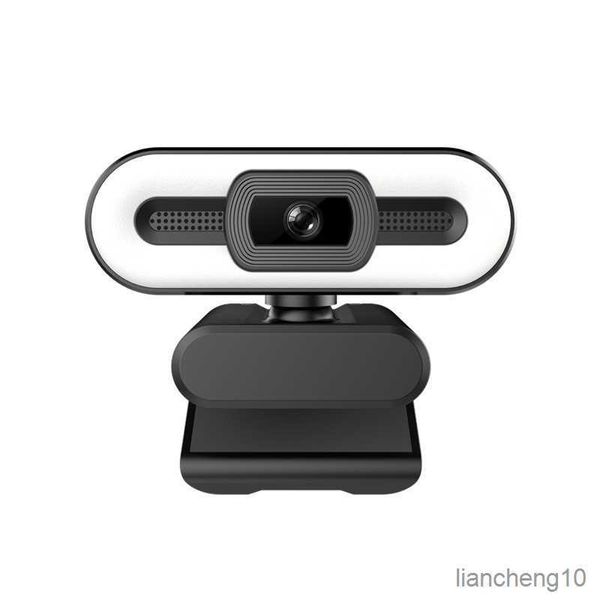 Webcams 1080P 2K Webcam Web Camera Study Chat Work PC Laptop Desktop com Microfone Web Camera para Face Tiktok Live R230728