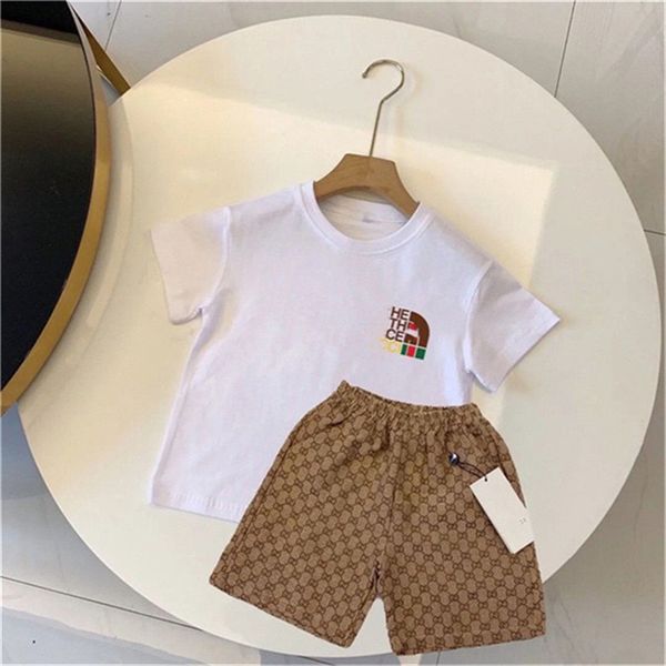 Kinderkleidungssets Designer für Mädchen Klassische Marke Babykleidung Anzüge Mode Brief Rock Kleid Anzug Kinderkleidung 2 Farben Hohe Qualität AAA P01