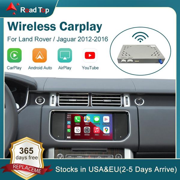 Wireless Carplay Per l'auto di Land Rover Jaguar Range Rover Evoque Discovery 2012-2016 Android Auto Interfaccia Mirror Link AirPla267p