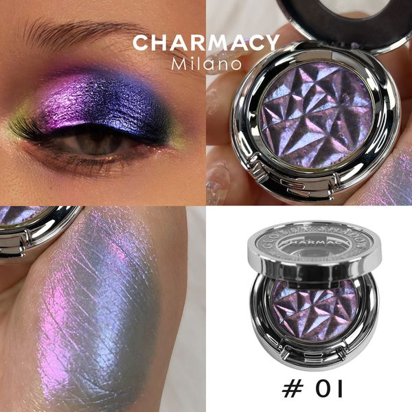 Ombretto CHARMACY Multichrome Single Eye Shadow Alta qualità Duo Chrome Eyeshadow Glitter Eye Makeup Cosmetici all'ingrosso 230727