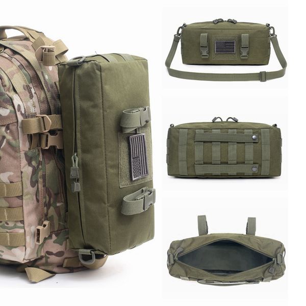 Sacos ao ar livre Mochila Tática do Exército Militar Molle Sling Bag Caminhadas Viagem Acampamento Esportes ao Ar Livre Bolsa de Armazenamento Bolsa de Ombro Acessórios 230728