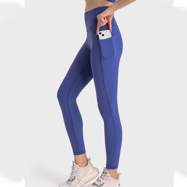 Calças Active Wyplosz Roupa Feminina Ginásio Leggings Caneladas Compressas Esportivas Compressas Ioga Apertadas Bolso Elástico Cintura Alta Ao Ar Livre