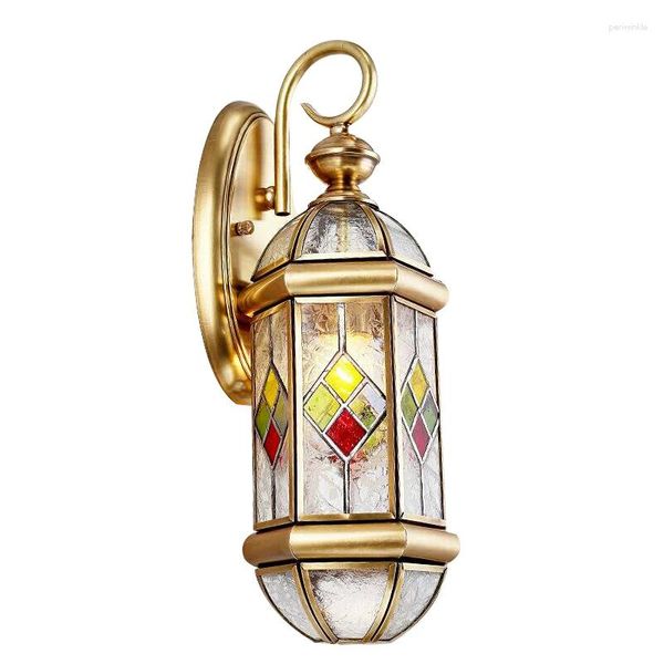 Lampada a muro Arandela de Parede Copper Lights Toolery Vintage for Home Living Room LED Sconce Sconce Indoor