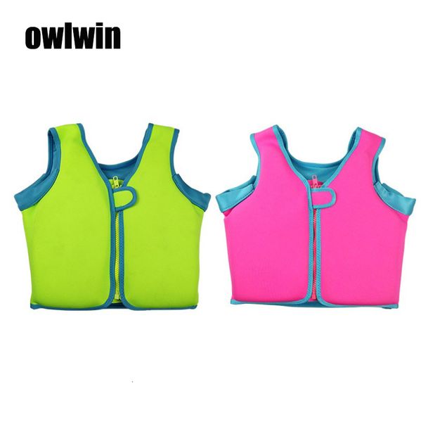 Gilet de sauvetage bouée enfants gilet de sauvetage maillots de bain gilet en mousse de polyester costume de survie avec sifflet pour la natation gilet de sauvetage en néoprène à la dérive 230727