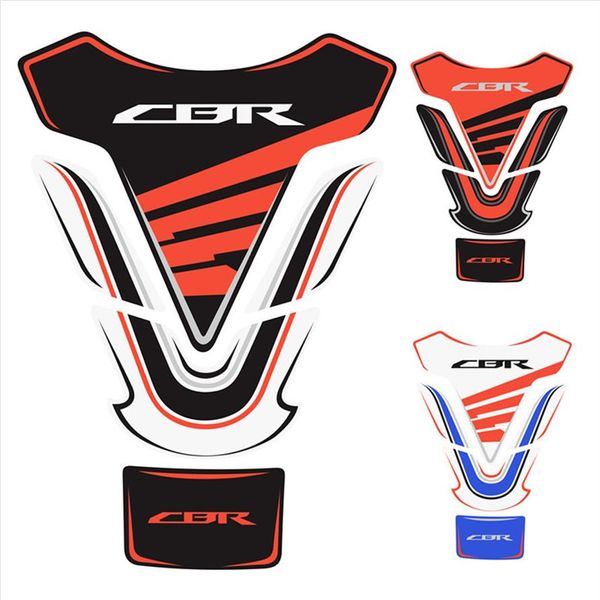 3D Moto Rilievo del Carro Armato Della Protezione Della Decalcomania Della Decalcomania per Honda CBR600 CBR600RR CBR900RR CBR1000RR CBR Tankpad Stickers336E