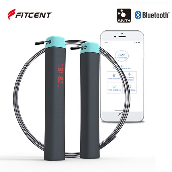 Atlama Halatları Bluetooth Akıllı Jumpe Halat Saya ve Kalori Şarj Edilebilir Gym ile Atlama Kadın ve Erkekler İçin Atlama ROAP Yetişkin 230729