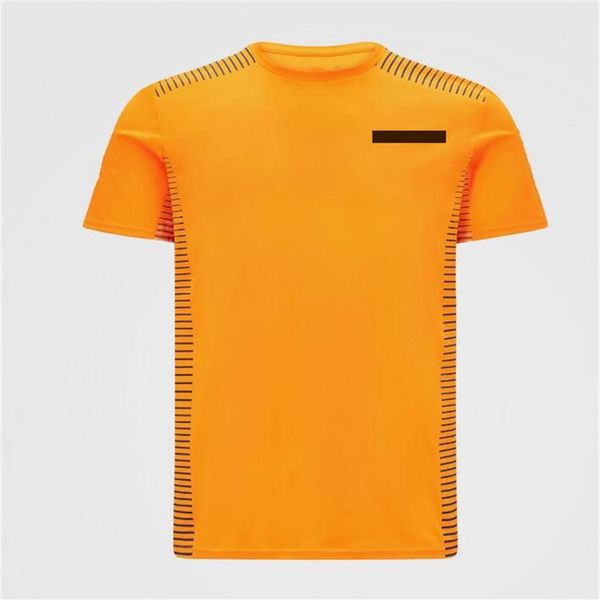 T-shirt de corrida F1 temporada 2021 Fórmula 1 uniforme de fábrica de verão de manga curta homens e mulheres do mesmo estilo205O