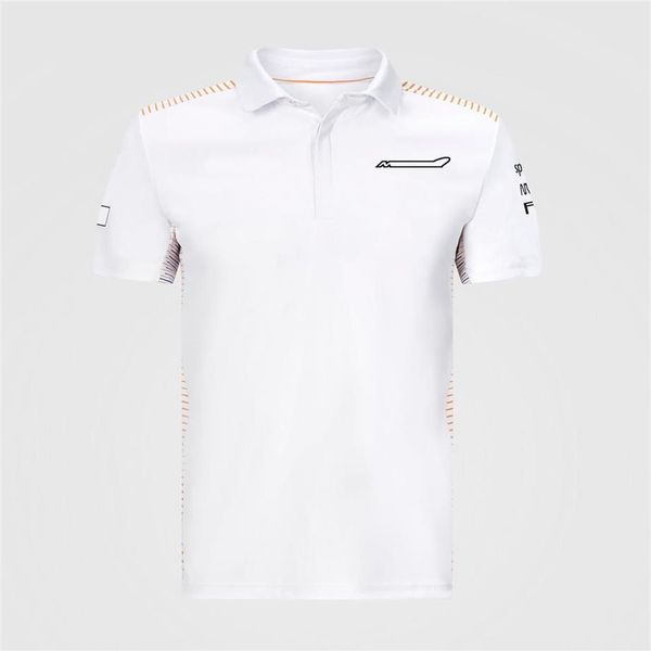 Camisa polo de corrida F1, uniforme da equipe, série de fãs de carros, terno de corrida de manga curta, lapela personalizada, secagem rápida, camiseta de manga curta216F