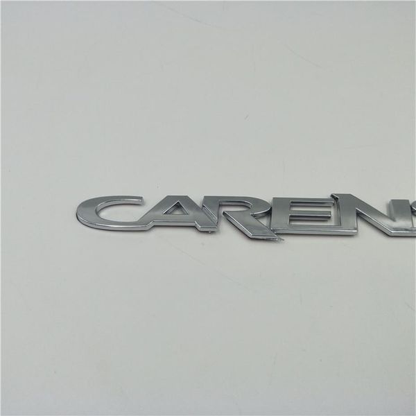 Per Kia CARENS Baule posteriore Chrome 3D Lettera Badge Emblem Auto Tail Sticker300M