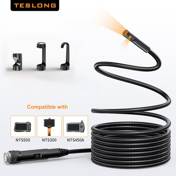 Скваловая фитинга Teslong Endoscope Camera Camera Tube 3,9 мм 5,5 мм 7,6 мм кабель 5,5 мм 8 мм двойной линзы 12,5 мм для автомобиля для NTS450A NTS300 NTS500 230728