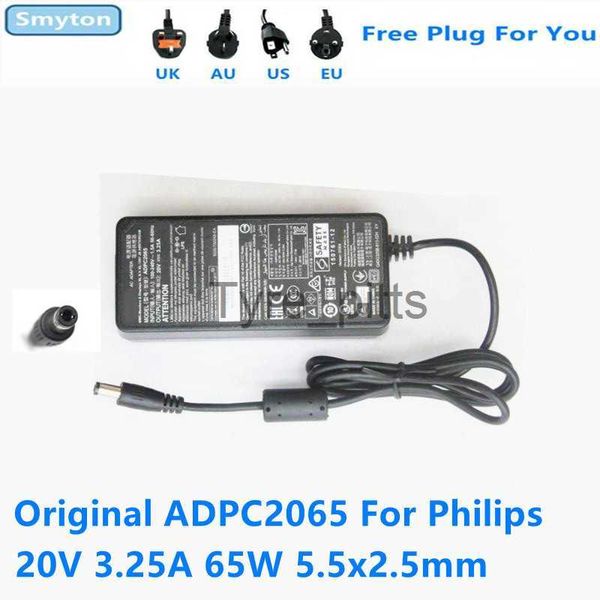Другие батареи Chargers ADPC2065 65W 20 В 3,25A Адаптер переменного тока для AOC Philips 278E1 272M7C 279X6Q 276E8V 278M6F 65W Монитор Средства энергоснабжения x0723