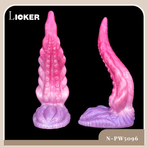 Analspielzeug LICKER Tier-Oktopus-Tentakel-Analplug mit großem Sauger, weicher Silikon-Masturbator für Lesben, G-Punkt, stimuliert Fantasie-Sexspielzeug 230728