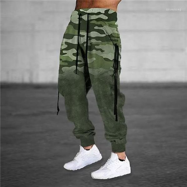 Calças masculinas roupas para homens calças compridas impressas em 3D calças de moletom coloridas gráficas bolsos laterais fita streetwear hip hop
