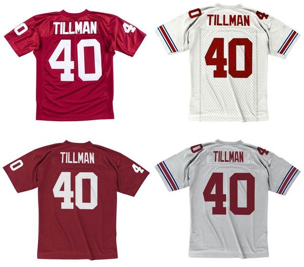 Maglia da calcio cucita 40 Pat Tillman 2000 maglie retrò da rugby Uomo Donna Gioventù S-6XL