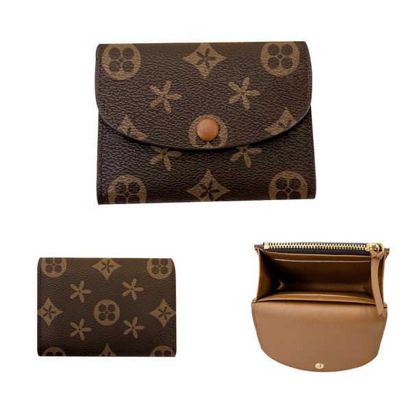 Designers de moda de alta qualidade slot para cartão porta-moedas carteira bolsas carteiras de couro genuíno para mulheres masculinas M41939 rosalie bolsa de moedas porta-cartões de luxo porta-chaves