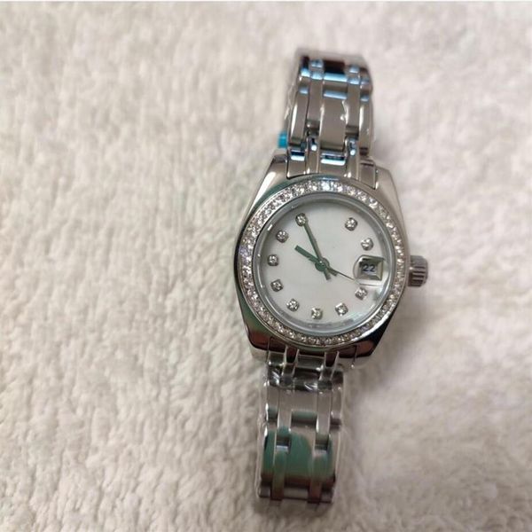 Automatikwerk Damenuhr Mother Pearl Watchs Woman's Pearlmaster Stück Mop Ladys Watches252b