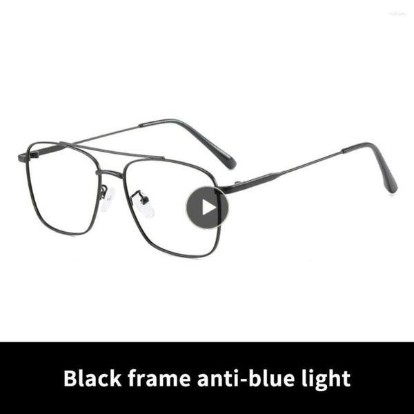 Occhiali da sole Occhiali da vista trasparenti trasparenti Ottica Lettura Lightretro Blue Light Anti Luxury Safe Flat Lens 2023 Est