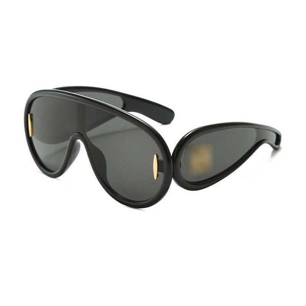 56% Rabatt auf Großhandel der Sonnenbrille Trendy Mode großer Rahmen Ein Stück Y2K Sonnenbrille Frauen PC -Stücke Personalisierte Männer -Ins -Brille für Männer