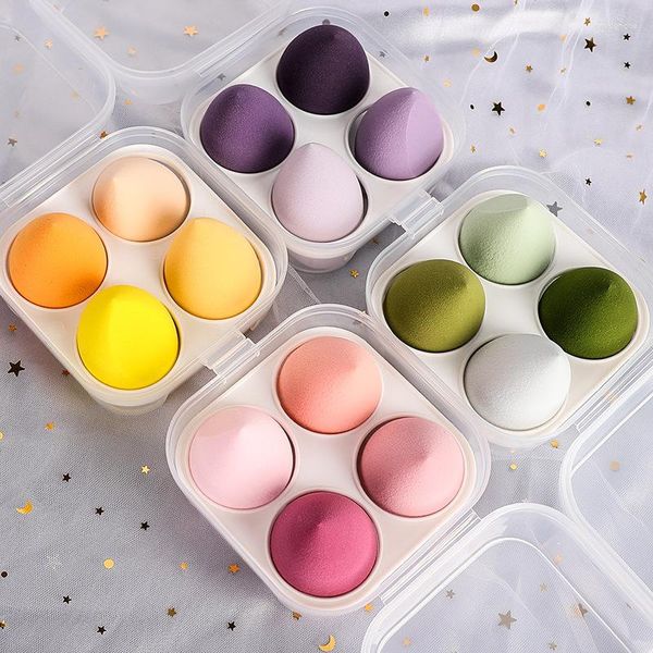 Spugne per trucco 1/4/8pcs Sponge Blender Beauty Egg Blow Cosmetic Soft Foundation Powder Female Make Up Accessori To