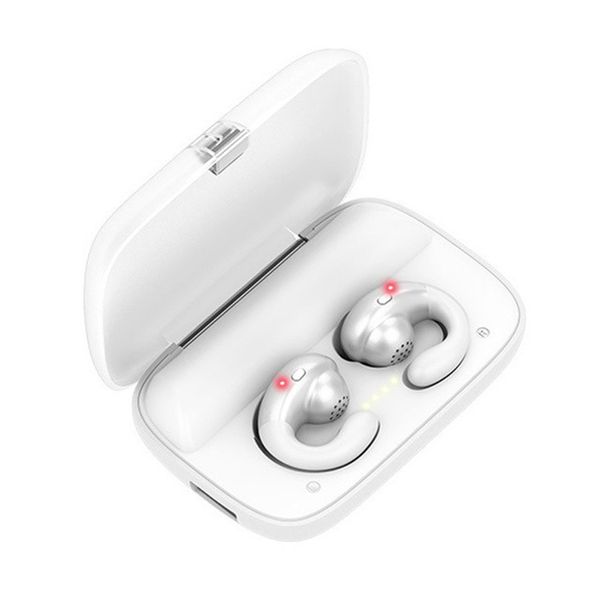 Fone de ouvido sem fio Bluetooth S19 com display digital Touch 5.3 não auricular Mini esporte chamada universal